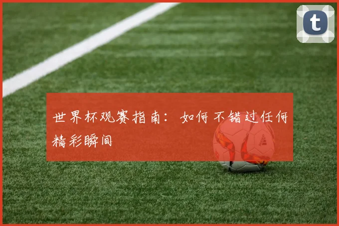 世界杯观赛指南：如何不错过任何精彩瞬间